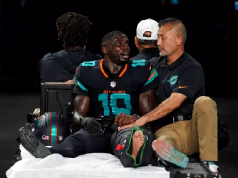 Miami Dolphins Release Star Receiver Tyreek Hill Following Severe Knee Injury