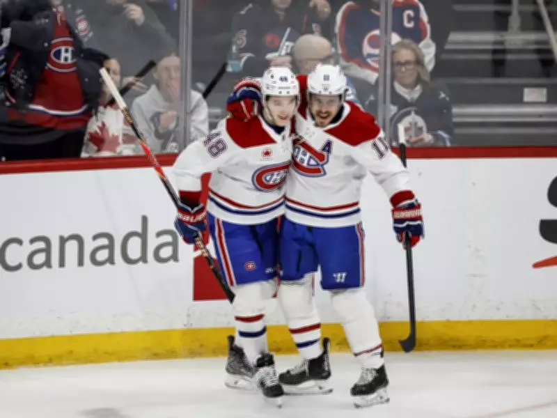 Montreal Canadiens' Montembeault and Gallagher Shine in 5-1 Victory Over Jets