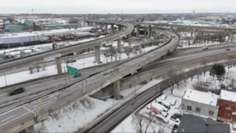 Montreal Drivers Voice Concerns Over Potholes on Saint-Pierre Interchange Ramps