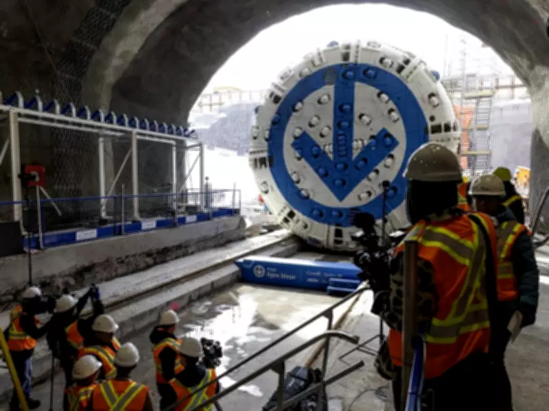 Montreal's Blue Line Metro Extension Unveils Unique Tunnel-Boring Machine