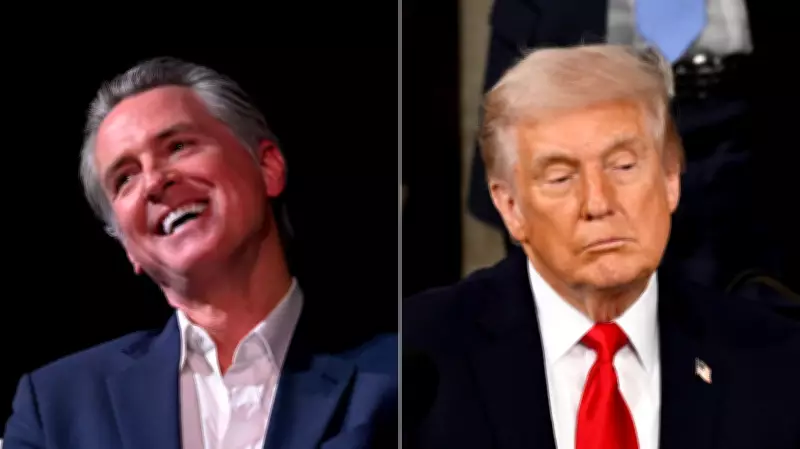 Newsom Mocks Trump's Hair in SOTU Social Media Jab, White House Fires Back