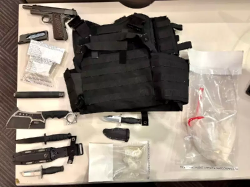North Vancouver RCMP Seize Weapons and Drugs After Finding Slumped Driver