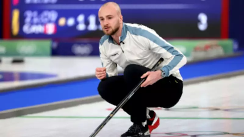 Norwegian Curler's 360 Trick Shot Goes Viral Despite Olympic Loss
