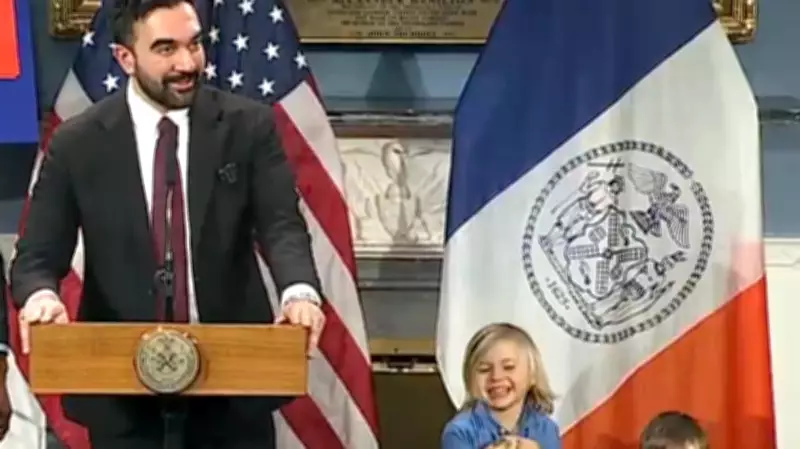 NYC Mayor's Child Care Press Conference Features Adorable Preschooler Interruptions