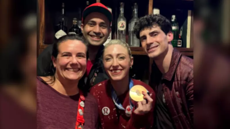 Olympic Bronze Medalists Gilles and Poirier Surprise Fans at Milan Pub After Victory