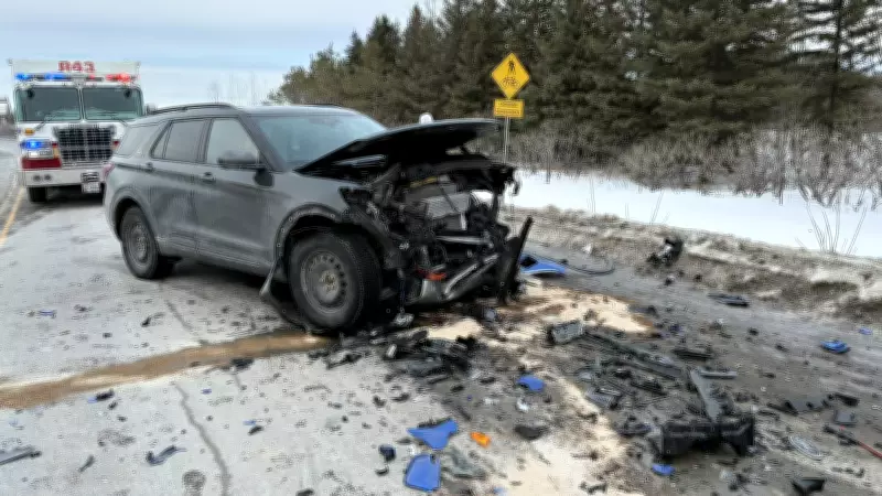 One Person Hospitalized After Head-On Collision Near Bruce Pit in Ottawa