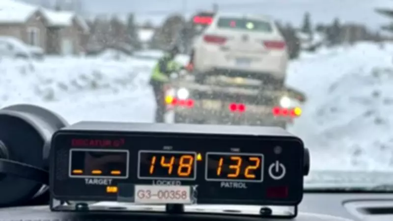 Ontario Driver Clocked at 148 km/h in 80 Zone, Blames Hockey Game Excitement