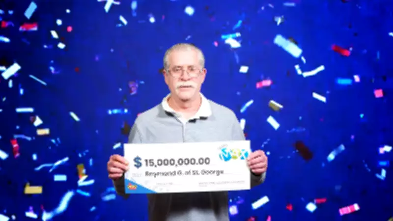 Ontario Man from St. George Wins $15 Million Jackpot in Life-Changing Lottery