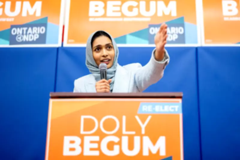 Ontario NDP MPP Doly Begum Switches Parties to Run for Federal Liberals