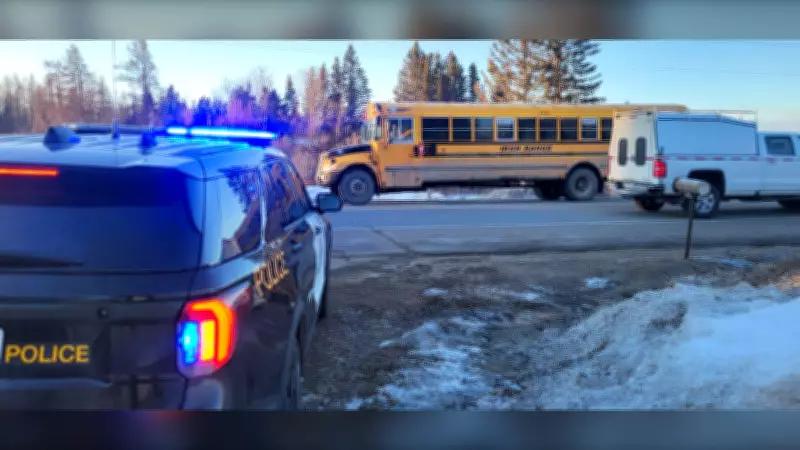 OPP Charges Driver for Illegally Passing School Bus While Children Boarded