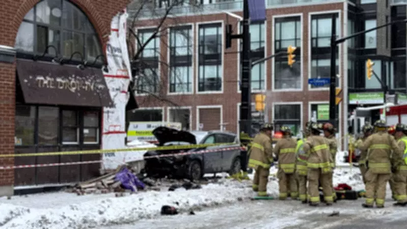 Pedestrian Fatality in Ottawa After Vehicle Crashes into Building on Rideau Street