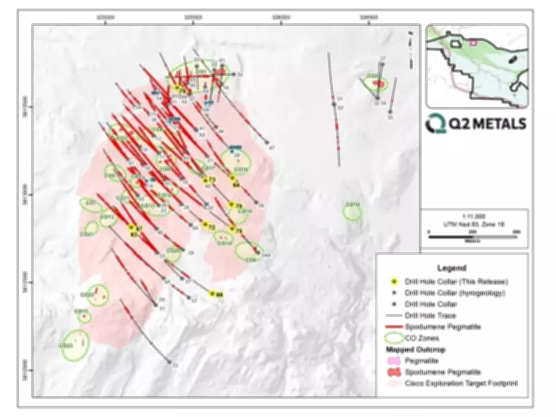 Q2 Metals Uncovers Major High-Grade Lithium Zone at Cisco Project in Quebec