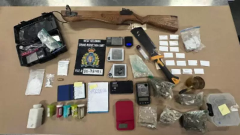 RCMP Seize Weapons and Drugs from West Kelowna 'Problem Property'