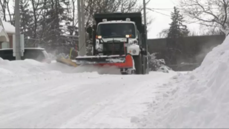 Record Snowfall Overwhelms Kitchener's Snow Removal and Salt Supplies