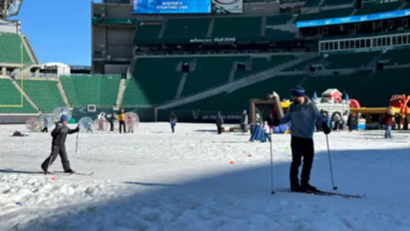 Regina's Frost Festival Brings Winter Fun with Bouncy Castles at Mosaic Stadium