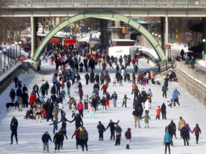 Rideau Canal Skateway Closes Temporarily Due to Mild Weather Conditions