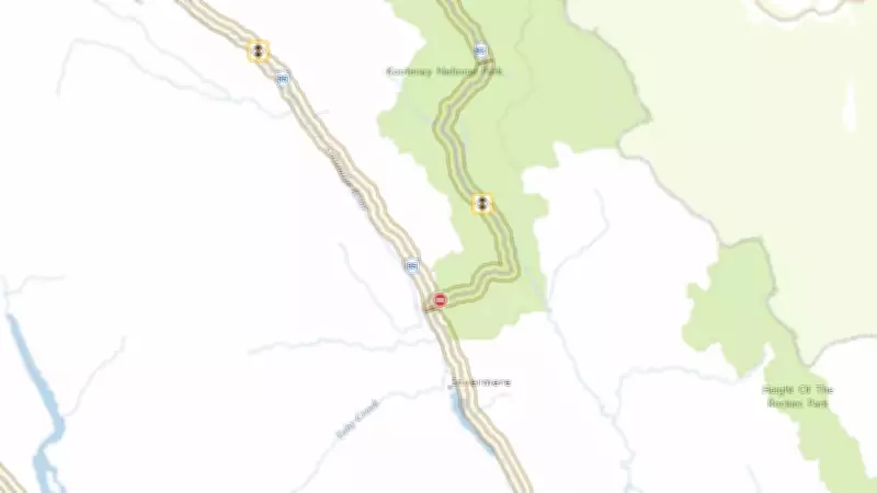 Rockslide Forces Closure of Highway 93 Near Alberta-B.C. Border