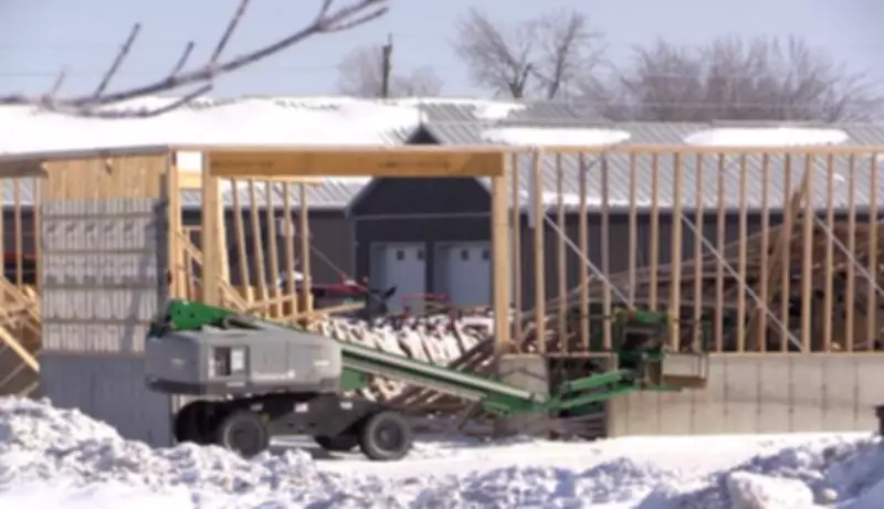 Roof Truss Collapse in Mitchell Injures Two Workers on Construction Site