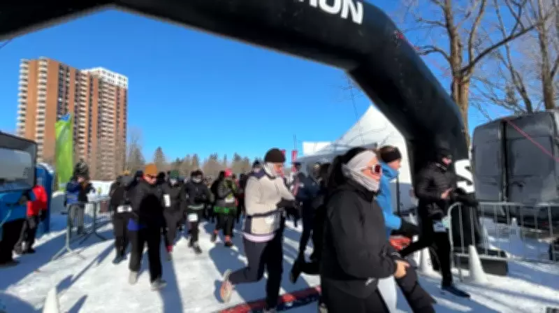 Runners Brave -30 Windchill for Winterlude's Unique Nordic Race in Ottawa