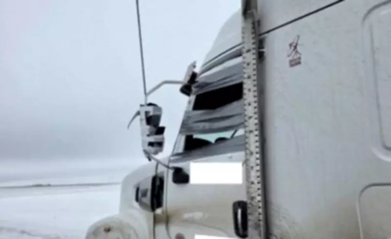 Saskatchewan Police Halt and Impound Dangerously Defective Semi-Truck