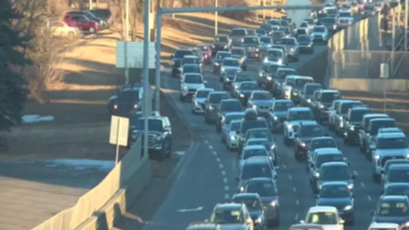 School Bus Collision with Light Standard Causes Major Traffic Disruption on Calgary's Crowchild Trail