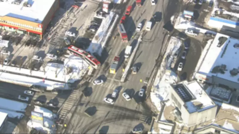 Seven Hospitalized After Transit Bus Collision in Brampton, No Serious Injuries