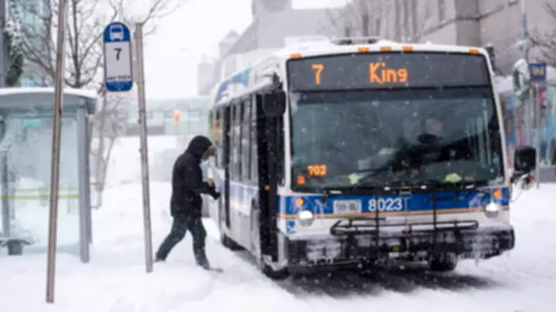Severe Weather Disrupts Kitchener's Grand River Transit Light Rail System