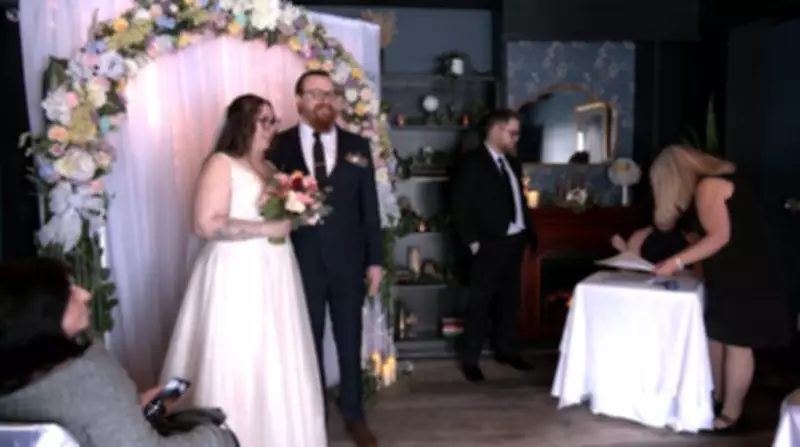 Six Couples Exchange Vows at Unique Pop-Up Wedding Venue in Orillia on Valentine's Day