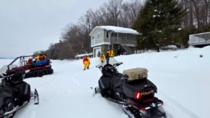 Sledder Seriously Injured in Remote Georgian Bay Area, Emergency Services Respond