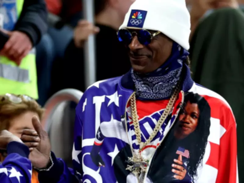 Snoop Dogg and Jake Paul Show Divided Loyalties at Olympic Speed Skating Event