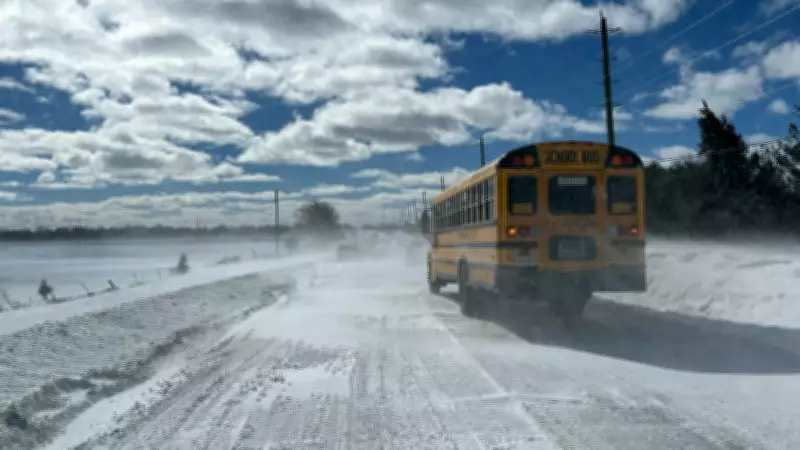 Special Weather Alert: Blowing Snow and Freezing Drizzle Hit Simcoe County