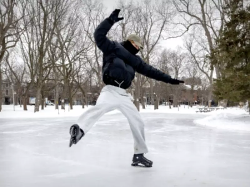 Swiss Tourist Brings Olympic Spirit to Montreal's La Fontaine Park