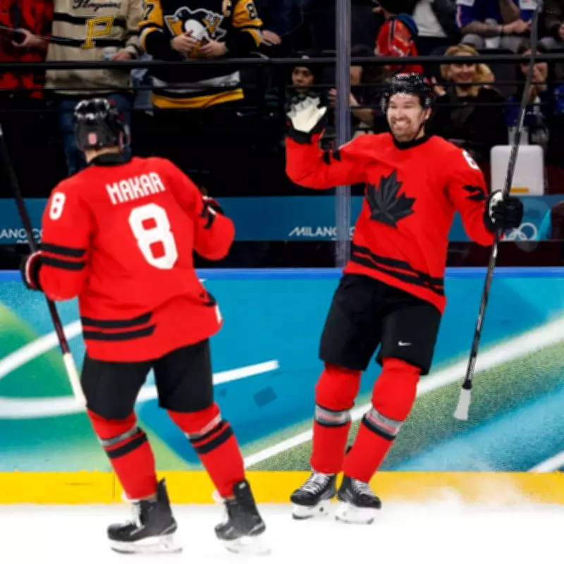 Team Canada Dominates France 10-2 in Hockey Showdown, Eyes Top Spot