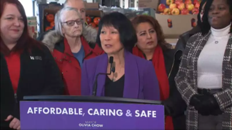 Toronto Mayor Olivia Chow Evades Re-election Queries While Promoting Budget