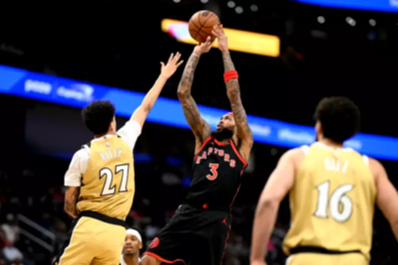 Toronto Raptors Defeat Washington Wizards 134-125, Handing Fourth Consecutive Loss