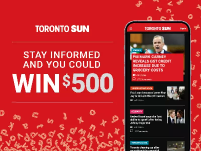 Toronto Sun Launches $500 Reading Contest for Ontario Residents