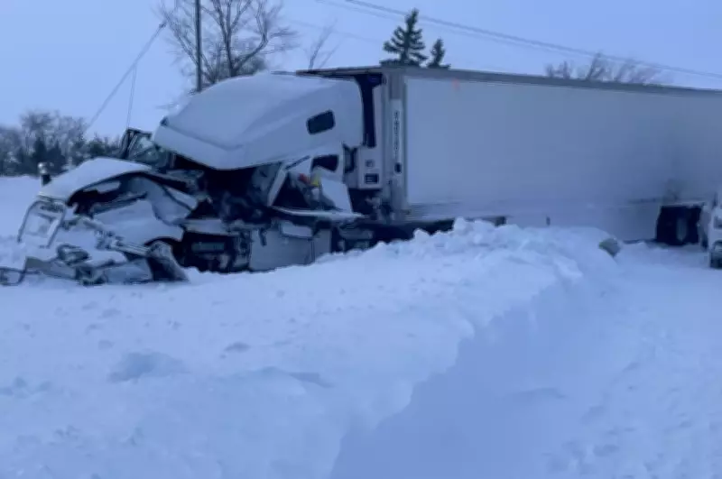 Transport Truck Driver Charged Following Severe Collision in Wellesley Township