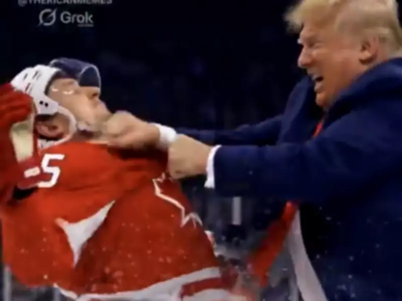 Trump's White House Trolls Trudeau with AI Video After USA Hockey Gold