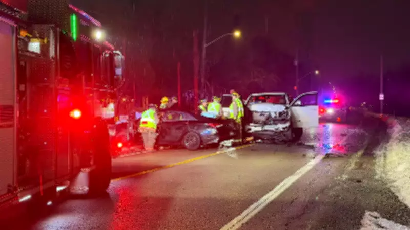 Two Hospitalized, One Critically, After Mississauga Collision; Driver in Custody