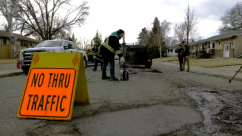 Unseasonable Warmth in Lethbridge Accelerates Pothole Repair Efforts