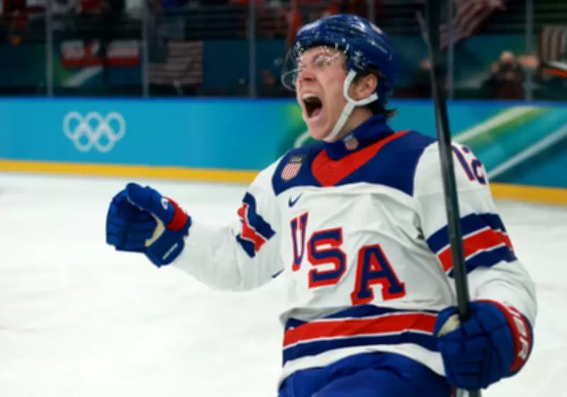 U.S. Seizes Early 1-0 Lead Over Canada in Olympic Men's Hockey Gold Medal Game