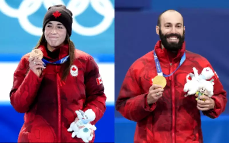 Valérie Maltais and Steven Dubois Named Canada's Flag Bearers for Olympic Closing Ceremony