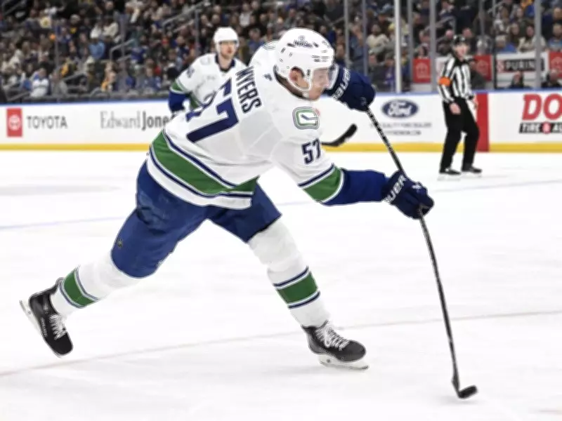 Vancouver Canucks' Tyler Myers Absent from Practice Amid Trade Speculation