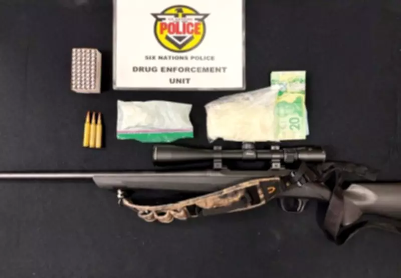 Wanted Man Strikes Six Nations Police Officer with Vehicle During Confrontation