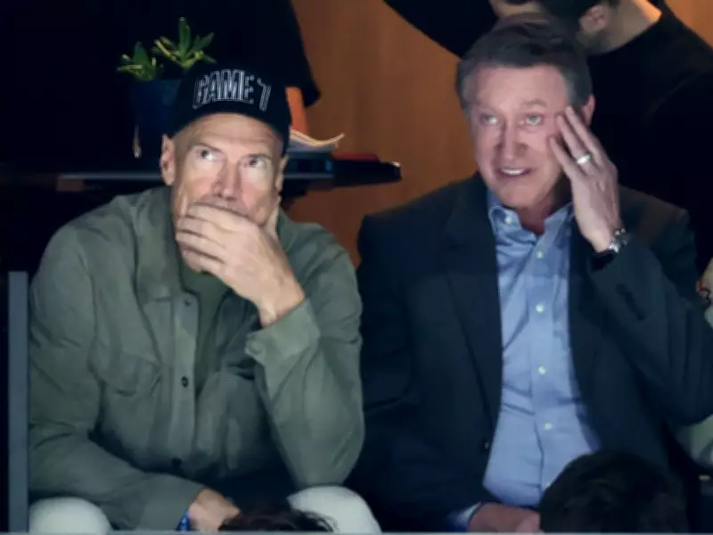 Wayne Gretzky Enjoys Family Time at 2026 Olympics, Signs Historic Photo
