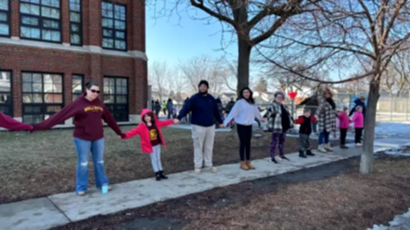Windsor Community 'Hugs' Hugh Beaton School to Promote Safety and Unity