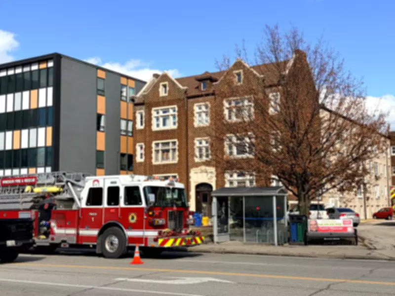 Windsor Firefighters Battle Blaze on Ouellette Avenue in Structure Fire Response