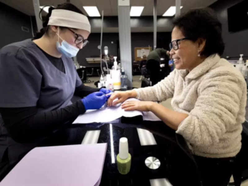 Windsor Hospital Staff Receive Wellness Treatments Through College Partnership