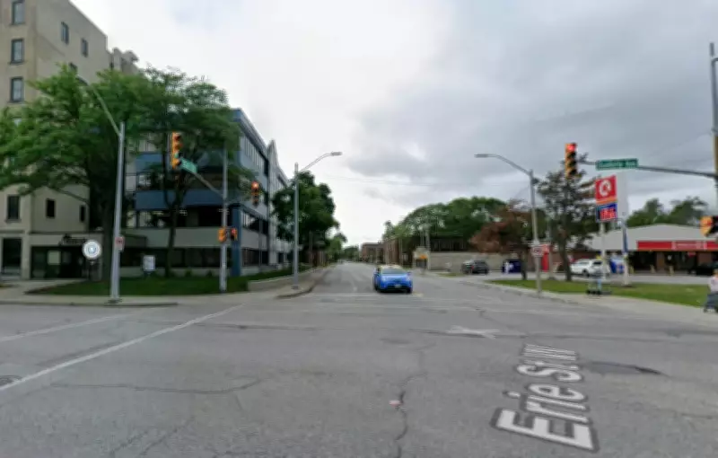 Windsor's Erie Street West to Close for Three Months at Ouellette Avenue Intersection