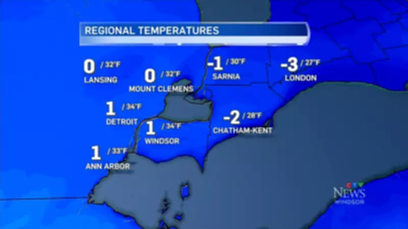 Windsor's Sunny Friday Gives Way to Wintery Shift in Weather Forecast